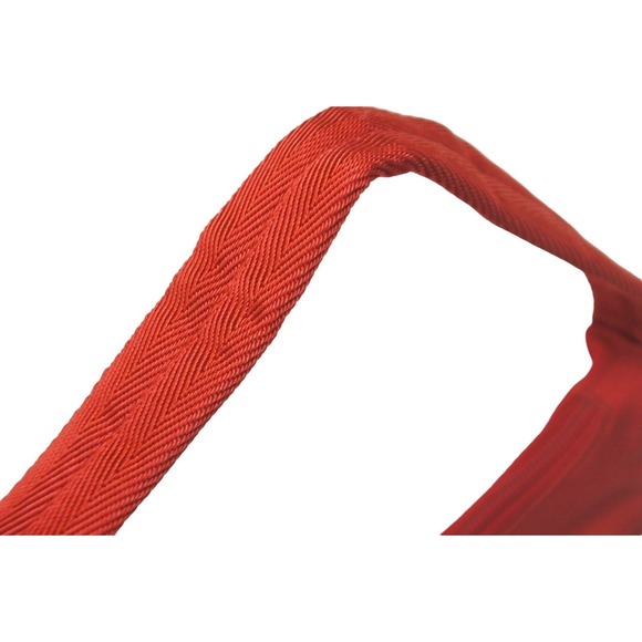 Prada Mini Handbag Hobo Triangle Logo Nylon Red - Picture 5 of 10